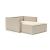 Newilla Storage Lounger Chair w/ Slim Arm Rests