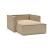 Newilla Storage Lounger Chair w/ Slim Arm Rests