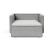 Newilla Storage Lounger Chair w/ Slim Arm Rests