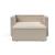 Newilla Storage Lounger Chair w/ Slim Arm Rests