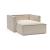 Newilla Storage Lounger Chair w/ Slim Arm Rests