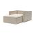 Newilla Storage Lounger Chair w/ Slim Arm Rests
