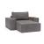 Newilla Storage Lounger Chair w/ Wide Arm Rests
