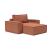 Newilla Storage Lounger Chair w/ Wide Arm Rests