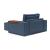 Newilla Storage Lounger Chair w/ Wide Arm Rests