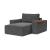 Newilla Storage Lounger Chair w/ Wide Arm Rests