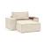 Newilla Storage Lounger Chair w/ Wide Arm Rests