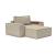 Newilla Storage Lounger Chair w/ Wide Arm Rests