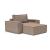 Newilla Storage Lounger Chair w/ Wide Arm Rests