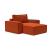 Newilla Storage Lounger Chair w/ Wide Arm Rests