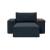Newilla Storage Lounger Chair w/ Wide Arm Rests
