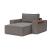 Newilla Storage Lounger Chair w/ Wide Arm Rests
