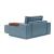 Newilla Storage Lounger Chair w/ Wide Arm Rests