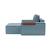 Newilla Storage Lounger Chair w/ Wide Arm Rests