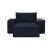 Newilla Storage Lounger Chair w/ Wide Arm Rests