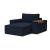 Newilla Storage Lounger Chair w/ Wide Arm Rests