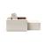 Newilla Storage Lounger Chair w/ Wide Arm Rests