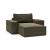 Newilla Storage Lounger Chair w/ Wide Arm Rests