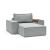 Newilla Storage Lounger Chair w/ Wide Arm Rests