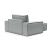 Newilla Storage Lounger Chair w/ Wide Arm Rests