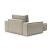 Newilla Storage Lounger Chair w/ Wide Arm Rests