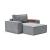Newilla Storage Lounger Chair w/ Wide Arm Rests