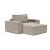 Newilla Storage Lounger Chair w/ Wide Arm Rests