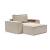 Newilla Storage Lounger Chair w/ Wide Arm Rests