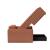 Newilla Storage Lounger Chair w/ Wide Arm Rests