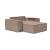 Newilla Storage Lounger Chair w/ Wide Arm Rests