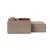 Newilla Storage Lounger Chair w/ Wide Arm Rests