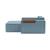 Newilla Storage Lounger Chair w/ Wide Arm Rests