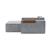 Newilla Storage Lounger Chair w/ Wide Arm Rests