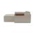 Newilla Storage Lounger Chair w/ Wide Arm Rests