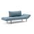 Zeal Deluxe Fabric Daybed w/Dark Wood Styletto Legs
