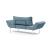 Zeal Deluxe Fabric Daybed w/Aluminum Straw Legs