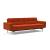 Dublexo Deluxe Fabric Sofa Bed w/Arms & Stainless Steel Legs