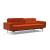 Dublexo Deluxe Fabric Sofa Bed w/Arms & Stainless Steel Legs