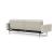 Dublexo Deluxe Fabric Sofa Bed w/Arms & Stainless Steel Legs
