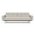 Dublexo Deluxe Fabric Sofa Bed w/Arms & Stainless Steel Legs