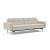 Dublexo Deluxe Fabric Sofa Bed w/Arms & Stainless Steel Legs
