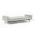 Dublexo Deluxe Fabric Sofa Bed w/Arms & Stainless Steel Legs