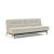 Dublexo Eik Fabric Sofa Bed w/Oak Legs