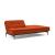 Dublexo Deluxe Fabric Sofa Bed w/Dark Wood Styletto Legs