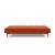 Dublexo Deluxe Fabric Sofa Bed w/Dark Wood Styletto Legs