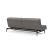 Dublexo Deluxe Fabric Sofa Bed w/Dark Wood Styletto Legs