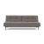 Dublexo Deluxe Fabric Sofa Bed w/Dark Wood Styletto Legs