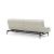 Dublexo Deluxe Fabric Sofa Bed w/Dark Wood Styletto Legs