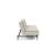 Dublexo Deluxe Fabric Sofa Bed w/Dark Wood Styletto Legs