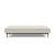 Dublexo Deluxe Fabric Sofa Bed w/Dark Wood Styletto Legs